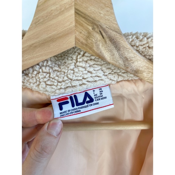 Fila Diana Zip-Front Teddy Jacket - Picture 12 of 13